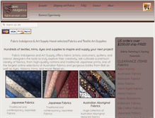 Tablet Screenshot of fabricandart.com